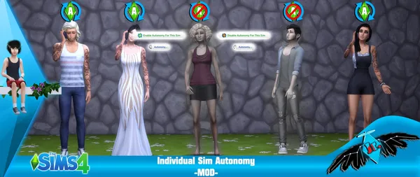 The Sims 4 Individual Sim Autonomy
